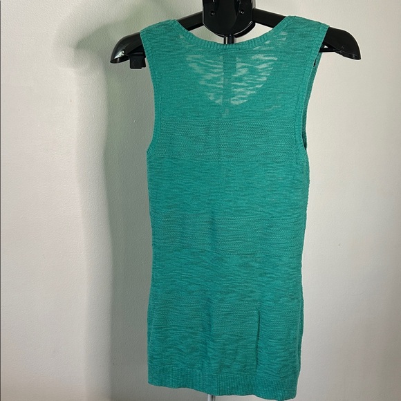 Ann Taylor Teal Knit Tank Top - Picture 5 of 7